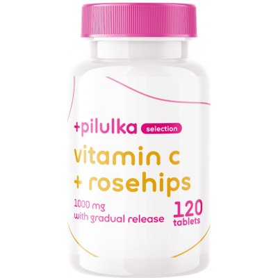 Pilulka Selection Vitamin C 1000 mg se šípky s postupným uvolňováním 120 tablet – Hledejceny.cz