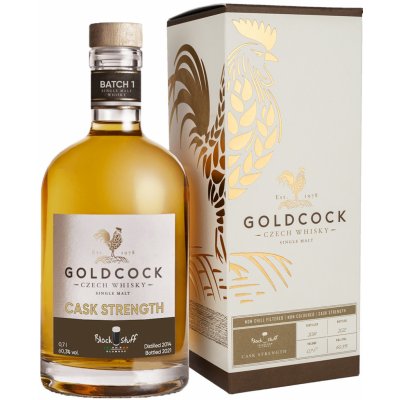 Gold Cock Black Stuff Cask Strengt blend whisky 2014 60,3% 0,7 l (karton) – Hledejceny.cz