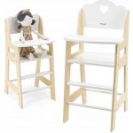 VIGA PolarB Jídelní židlička Bílá Dřevěná – Zboží Mobilmania