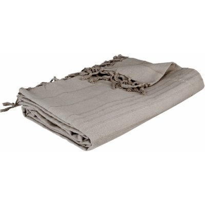 Atmosphera Bavlněný přehoz na postel nebo pohovku, tmavě béžová barva, 157 x 220 131645D béžová – Hledejceny.cz