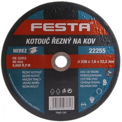 Festa Kotouč řezný 230 x 1.6 x 22.2 mm 22255