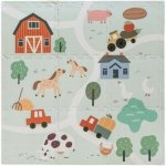 FreeOn Free2Play Pěnová hrací podložka Puzzle 9 ks Farm – Zboží Dáma