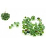 Kuličky cvrnkací skleněné cca 1,5 cm v síťce – Hledejceny.cz