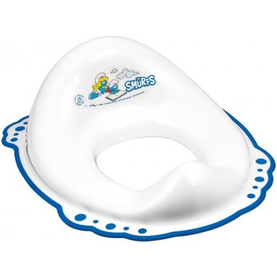 Maltex Redukce na WC protiskluzová Šmoulové white – Zboží Dáma