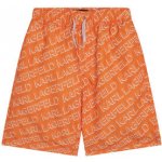 Karl Lagerfeld Kids Plavecké šortky Z20099 S Oranžová Regular Fit – Sleviste.cz