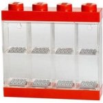 LEGO® vitrínka na 8 minifigurek červená – Zboží Dáma