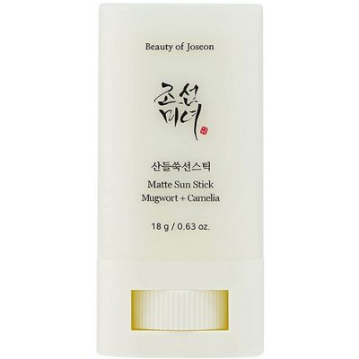BEAUTY OF JOSEON - MATTE SUN STICK MUGWORTH&CAMELIA SPF50+ - Matná opalovací tyčinka s pelyňkem a kamélií SPF50+ 18 g – Hledejceny.cz