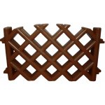 Zahradní plůtek mříž hnědá – Zboží Mobilmania