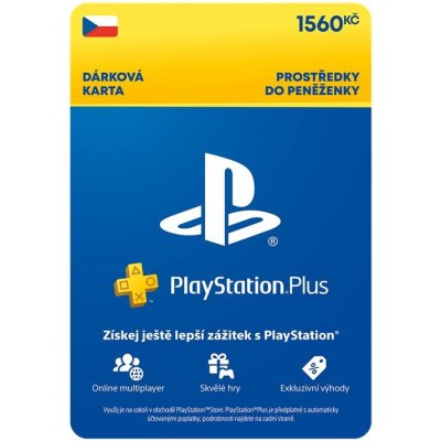 PlayStation Store dárková karta 1560 Kč CZ – Zboží Dáma