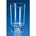 Plastový pohárek na dezerty na stopce - 100 ml - 5 ks – Zboží Dáma