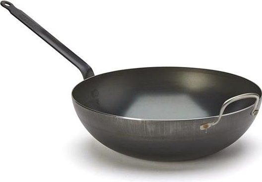 de Buyer 5217.32 Blue Carbon Wok 32 cm