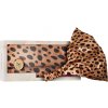 Gumička do vlasů Revolution Haircare Curl Protector Satin Headband saténová čelenka pro vlnité a kudrnaté vlasy odstín Animal Print 1 ks