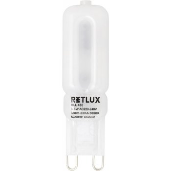 Retlux RLL 460 G9 3,3W LED WW