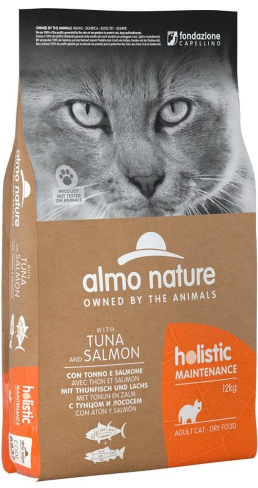 Almo Nature Holistic Maintenance s tuňákem a lososem 12 kg