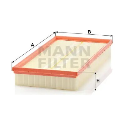 MANN FILTER Vzduchový filtr C 37 153 – Hledejceny.cz