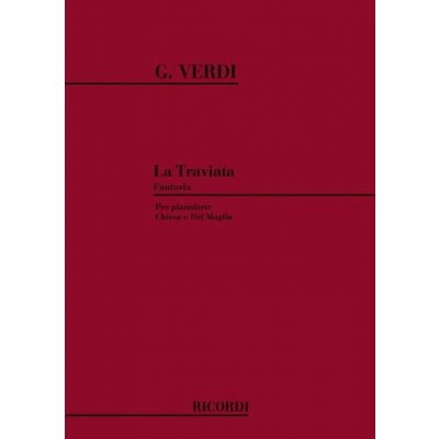 Giuseppe Verdi La Traviata. Fantasia noty na klavír