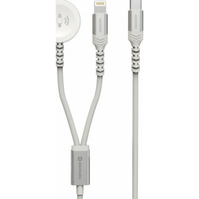 Swissten 22065503 OPLETENÝ MAGNETICKÝ 2v1 PRO APPLE WATCH A LIGHTNING, USB-C, 1,2m, bílý – Zboží Mobilmania