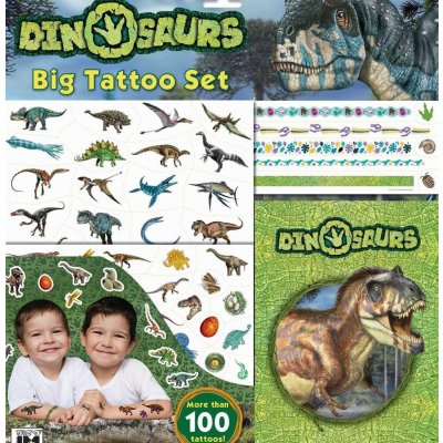 Jiri Models Velký set s tetováním Dinosauři – Sleviste.cz