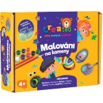 Malování na kameny/oblázky svítící ve tmě s barvami se štětci – Sleviste.cz