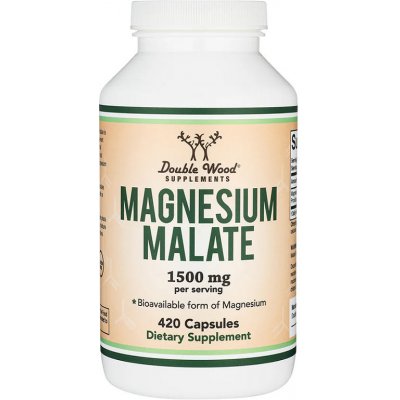 Double Wood Supplements Magnesium Malate 420 kapslí – Hledejceny.cz