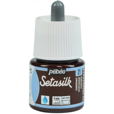Pébéo Barva na hedvábí Setasilk 45 ml hnědá kaštanová 21 – Zboží Dáma