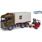 Bruder Logistická Scania UPS s vysokozdvižným vozíkem - 3582 – Zboží Mobilmania