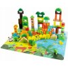 Eco Toys dřevěné naučné kostky Puzzle 198 ks