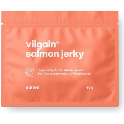 Vilgain Lososí jerky 40 g – Zboží Dáma