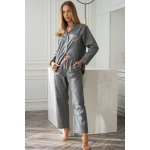 L&L Dámské vé kalhoty 2534 šedá – Zboží Dáma