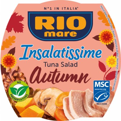 Rio Mare Insalatissime Autumn hotový pokrm ze zeleniny, tuňáka, pohanky a čočky 160 g – Zboží Dáma