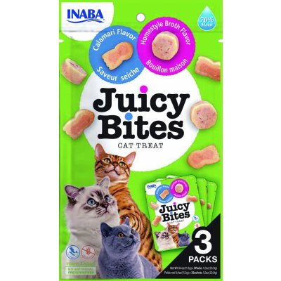 Churu Cat Juicy Bites Broth&Calamari Flavor 3 x 11,3 g – Zbozi.Blesk.cz