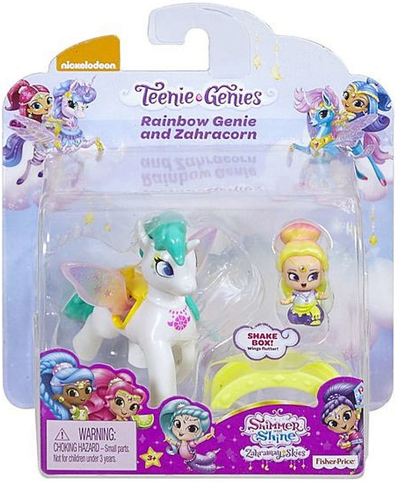 Mattel Shimmer i Shine 17146 Set jednorožec bílý a Džin