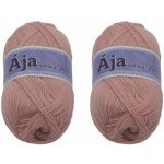SET 2ks - Příze ÁJA Růžová BX13160 - 50g / 217 m – Zboží Mobilmania