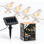 Garden Line Solární světelný LED řetěz BIRDY s 5 diodami teplý bílý – Hledejceny.cz