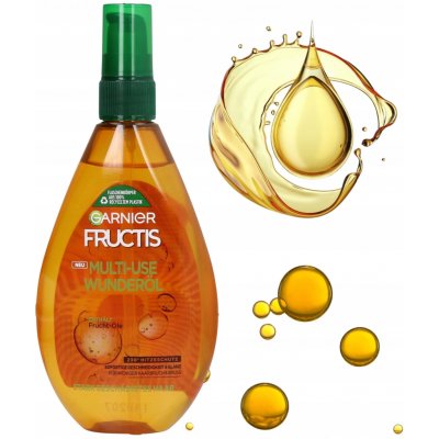 GARNIER Fructis Multi-Use zázračný vlasový olej s termoochranou 150 ml – Hledejceny.cz