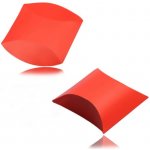 Šperky Eshop Dárková krabička z papíru Y29.11 červená hladký povrch pukačka – Zboží Mobilmania