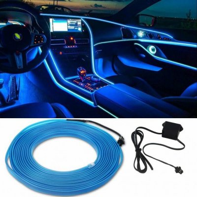4 CAR LED podsvětlení interiéru 300cm modré | Zboží Auto