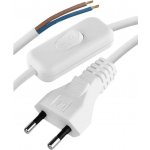 Emos Flexošňůra 2x0,75mm 2m bílá s vypínačem S08272 – Sleviste.cz