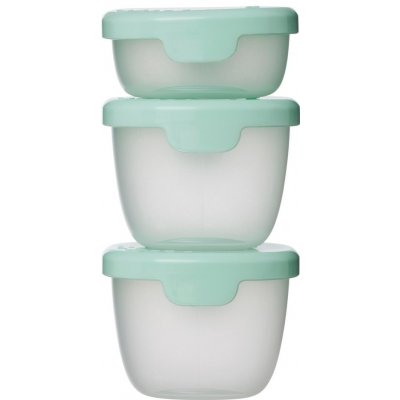 b.box Sada krabiček Snack tubs 3ks zelené – Zboží Dáma