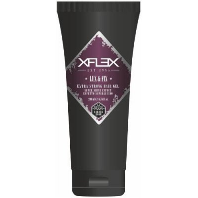 Xflex extra silný gel na vlasy s leskem Lux & Fix 200 ml