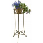 HowHomely Stojan na květiny 88x28 cm zlatá DD0574 – Zboží Dáma