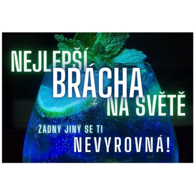 Kartička pro bráchu – Zboží Dáma