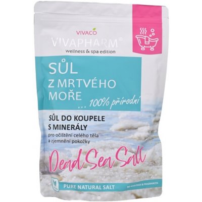 VIVACO Koupelová sůl z Mrtvého moře VivaPharm 1000 g – Zboží Dáma
