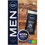 Nivea Men sprchový gel pro muže 250 ml + krém pro muže 75 ml kosmetická sada – Hledejceny.cz