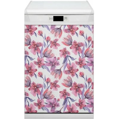 Magnet na myčku moderní Pastelové květiny 45x70 cm – Hledejceny.cz