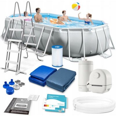 Intex Prism Frame Oval 503 x 274 x 122 cm 26796 – Sleviste.cz