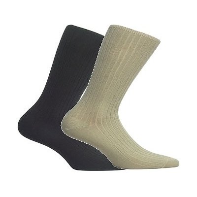 Wola ponožky Perfect Man Comfort nestahující W94F06 bílá
