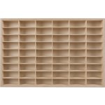 Kruzzel 21998 Dřevěná polička na autíčka na 54 ks – Zboží Dáma