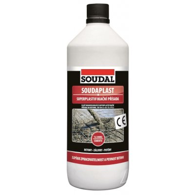 Přísada super plastifikační Soudal Soudaplast – 1 l – HobbyKompas.cz