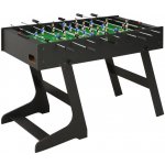 ZBXL Skládací stolní fotbal 121 x 61 x 80 cm černý